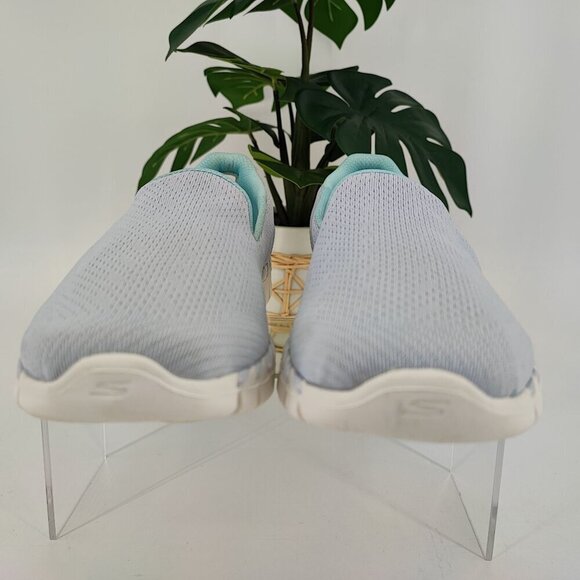 Skechers Women's Go Walk Smart 2 Gray Mesh Sneaker Size 8 - Picture 2 of 10